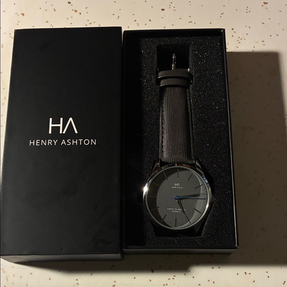 Black and Silver Men's Watch